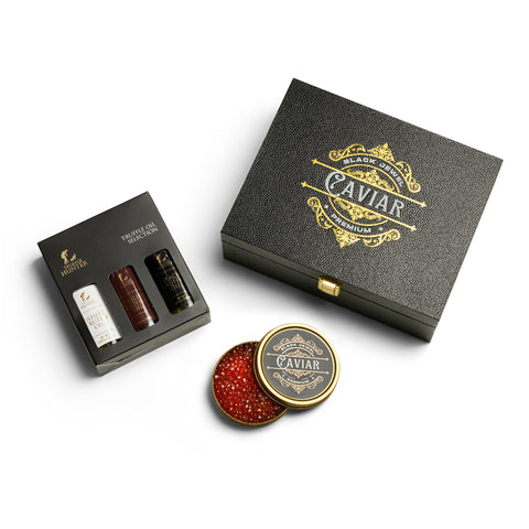 Black Jewel Caviar Gift Box - Salmon Caviar