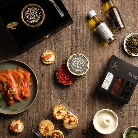 Black Jewel Caviar Gift Box - Salmon Caviar